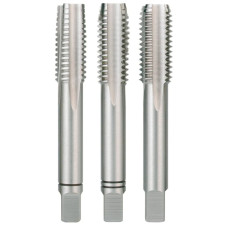 Метчики ручные M12x1,75 по нержавейке HSSE комплект из 3 шт 230120E RUKO