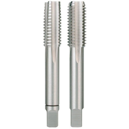 Метчики 1,1/4" -12, дюймовые ручные UNF комплект из 2 шт HSS 246114UNF RUKO