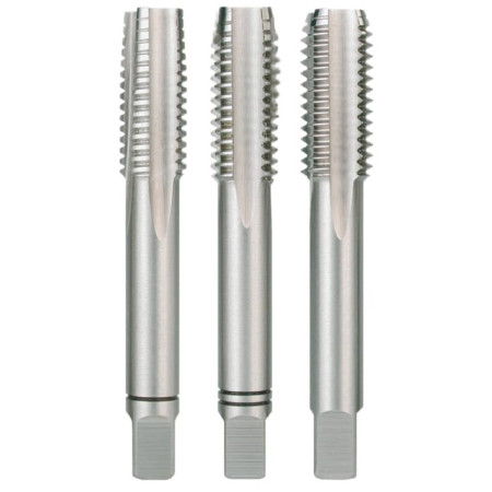 Метчики ручные M18x2,5 по нержавейке HSSE комплект из 3 шт 230180E RUKO