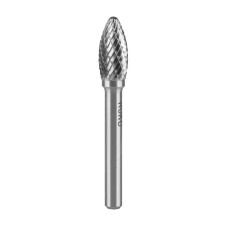 Бор-фреза твёрдосплавный форма H пламя (FLH) D-8мм 116218 RUKO